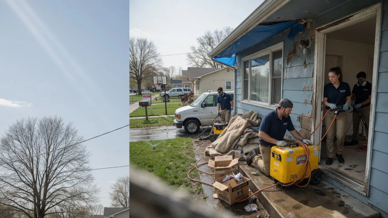 Basement Flood Cleanup in Steger, IL near me